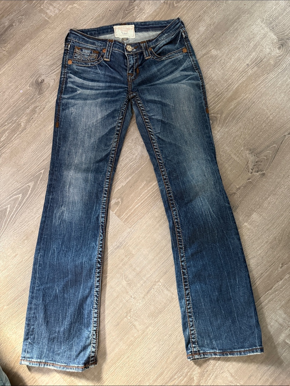 Big Star Bootcut Jeans in Dark Blue Wash